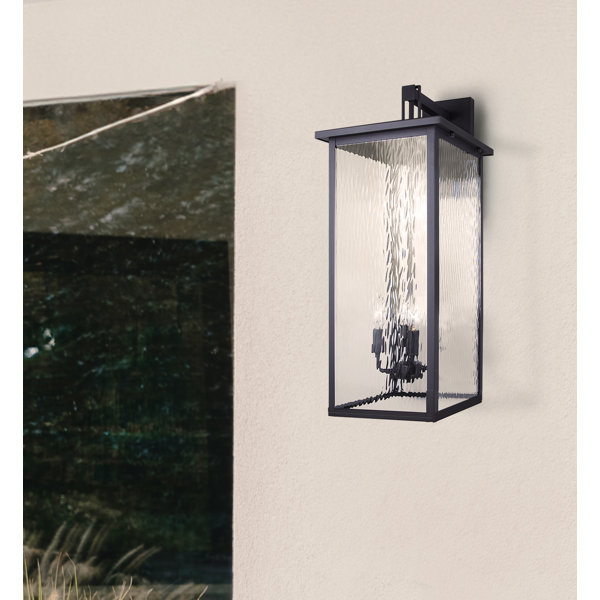 Canarm Shana Black Outdoor Wall Lantern Wayfair